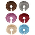 thumbnail image 2 of Table de Massage Spa Douce Coussin de Visage Coussin de Tête de Cou Voyage Rouge, 2 of 9