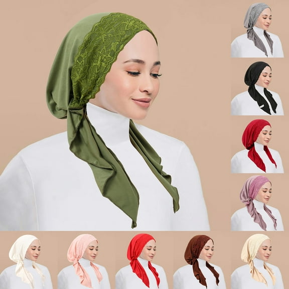 Dalrosia Chemo Headwear Turbans for Women Long Hair Head Scarf Headwraps Cancer Hats