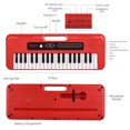 thumbnail image 5 of BIGFUN 37 Key Children Electronic Piano with Mini Microphone Preset 10 Demos Supports Recording Headphone/ Aux in Jack Portable Multifunction Kids Keyboard Musical Toy Gifts for Boys Girls 3, 5 of 8