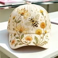 thumbnail image 2 of Botanical Print Breathable Garden Hat for Women Adjustable Outdoor Sun Cap, 2 of 9