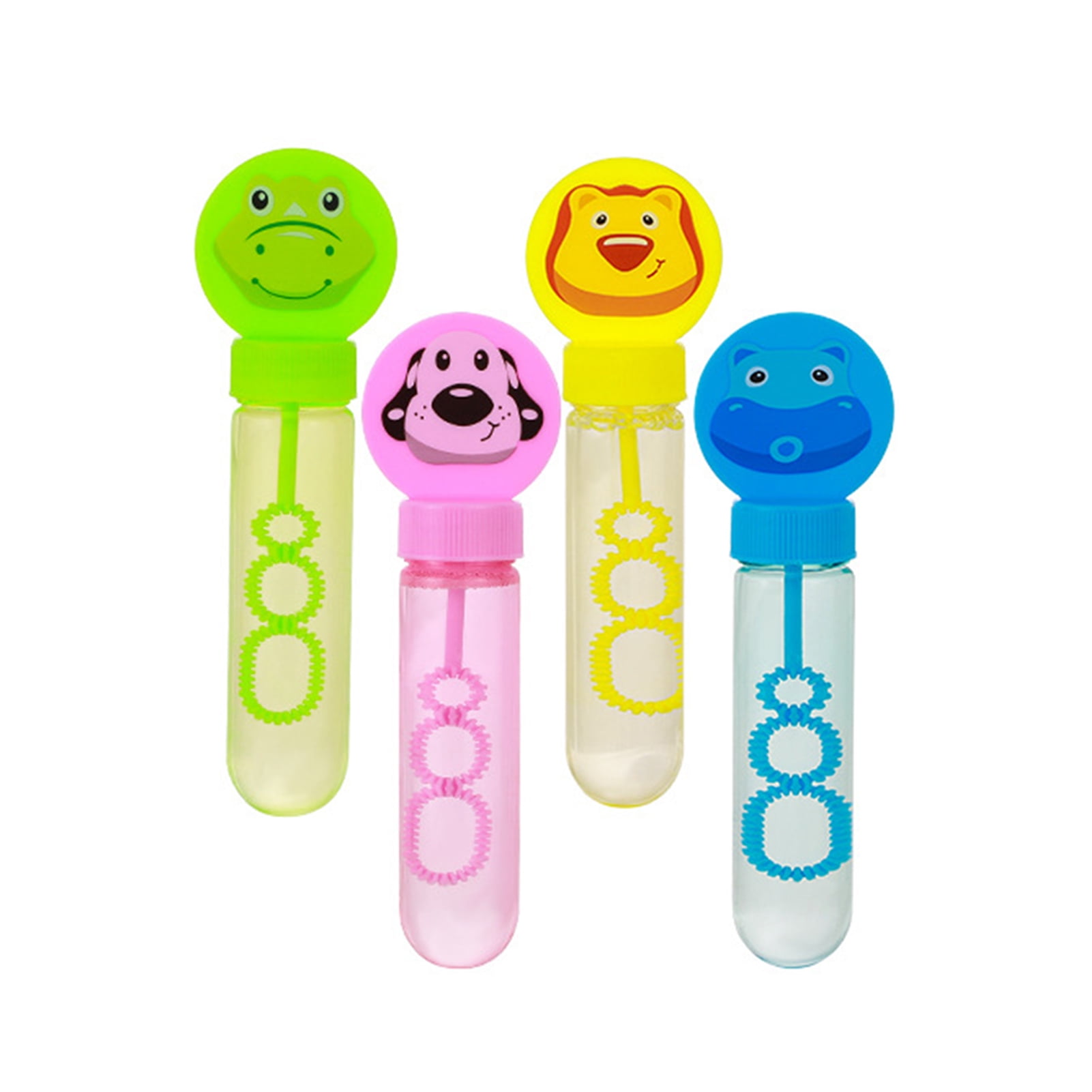Skindy 1PC Cartoon Mini Bubble Blower and Fan Stick 2-in-1 Leak-Proof Toy  with Vivid Colors for Fun Entertainment and Kindergarten Play