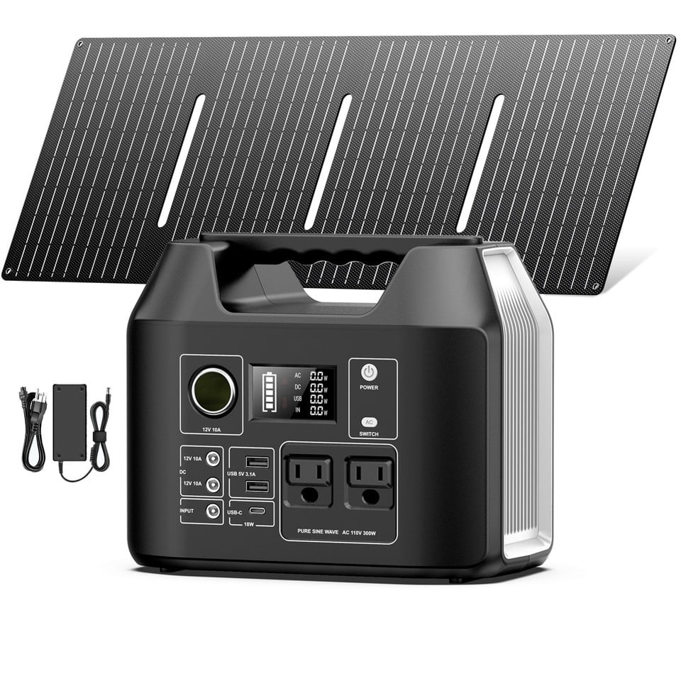 ボータブルバッテリー５１８ｗｈ 518WH Portable Power Station Outdoor Solar Generator Emergency