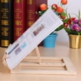 thumbnail image 4 of Masteelf Portable Multi-functional Book Reading Holder Foldable Adjustable Wood Desktop Book Stand Table Stand Holder, 4 of 8