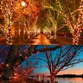 thumbnail image 3 of Twinkle Star 200 LED String Lights with 8 Lighting Modes, Mini String Lights, Decoration for the Home, Outdoor, Wedding Party, and Festive celebration, Orange, 66 ft, 3 of 6