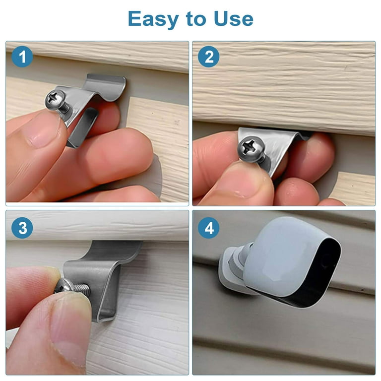 VZ HANG Vinyl Siding Hooks 7 Pack - Tool-Free and Drill-Free House Hook for Hanging Outdoor Decorations - Lightweight & Durable for Home Exterior - Hang Outdoor Lights Spring Holiday Décor