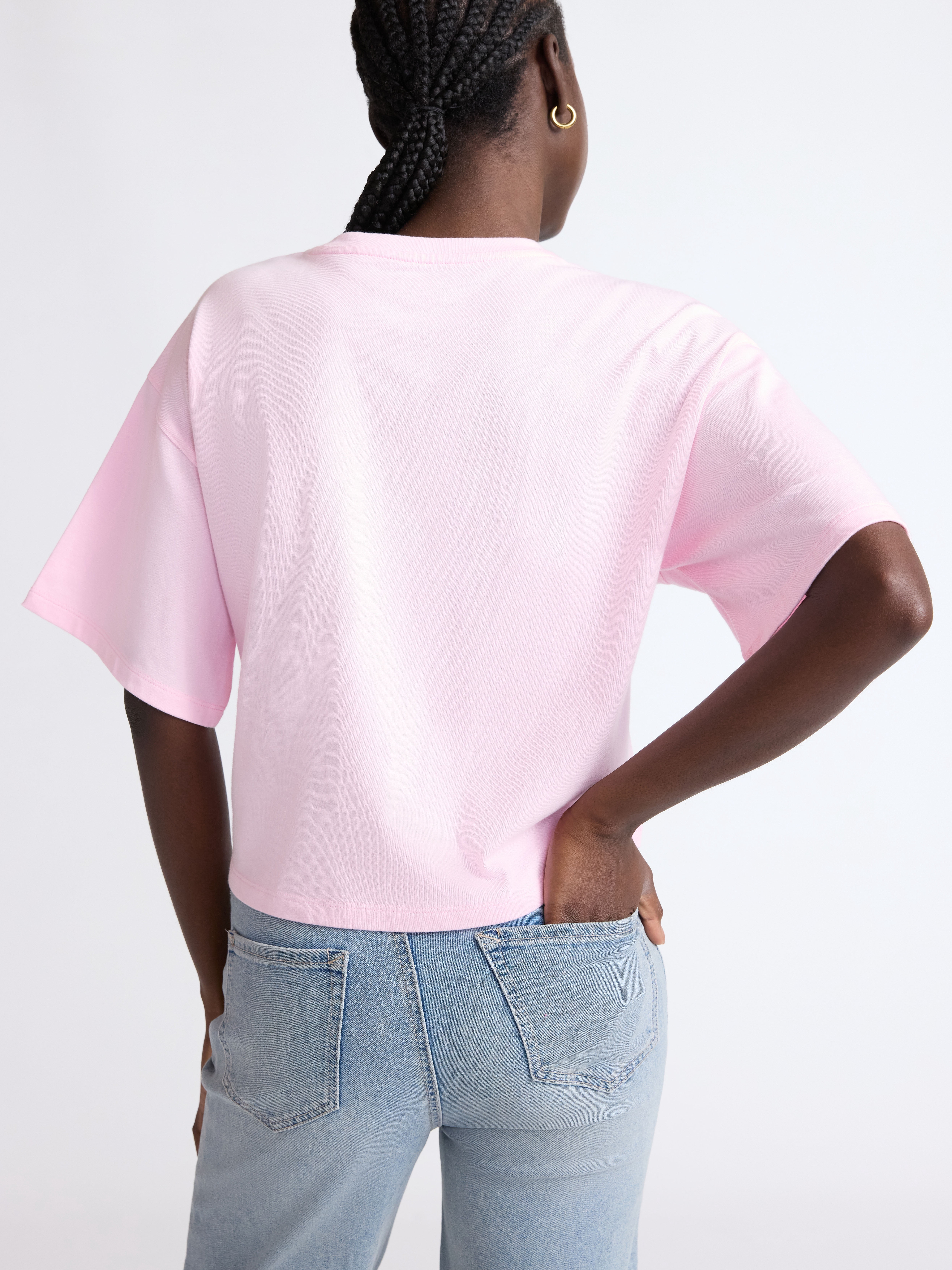 Scoop Women’s and Women’s Plus Cotton Cropped New York Graphic Tee, Sizes XS-4X