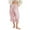 Pink, variant on Seductiva Women's Casual Pants Women Ruffle Hem Capris Lace Trim Pantaloons Lingerie Pants Slips for Under Dress Hollow Lace Lace Home Clothes for Women Business Work Casual Pants