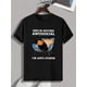 thumbnail image 1 of Men's Casual Graphic Tee - "I'm Not Antisocial, I'm Anti-Stupid" Funny Cat Design, Navy Blue Crew Neck Short Sleeve, Lightweight Summer Shirt for Casual Attire, 1 of 6