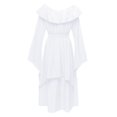 thumbnail image 1 of WILLBEST Robes Cottage Core Femmes Robe Longue Vintage Jeu de Rôle Robe Vintage Unie, 1 of 2