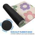 thumbnail image 6 of Experience the Best in Gaming with Vintage Flowers Keyboard Mouse Pad - Large Desk Pad Decor for Girls, Perfect for Gaming & Office Work - Non-Slip Rubber Base, 31.5x11.8 inch, 6 of 7