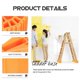 thumbnail image 5 of Orange Rubber Ladder Feet Pads for Step Ladder Non Slip 4Pcs Set, 5 of 5