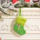 thumbnail image 3 of Árbol de Navidad verde creativo decorado con letras de punto verdes, calcetines colgantes, calcetines colgantes con nombre, bolsa de regalo de Papá Noel para Navidad, 3 of 5