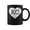Black, variant on I Love Kc Kansas City Fans Coffee Mugs