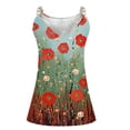 thumbnail image 4 of LSLJS Blouse d'Été Décontractée Sans Manches à Col en V pour Femme, T-Shirt pour Femmes, Camisole et Débardeurs pour Femmes, 4 of 5