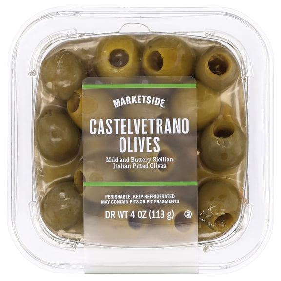 Marketside Pitted Castelvetrano Olives, 4 oz