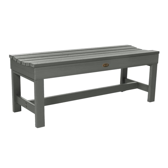 highwood Commercial Grade Weldon 4ft Backless Picnic Bench Coastal Teak
