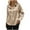 Khaki 03, variant on Maplenight Women's Long Sleeve Button Down Shirts Lapel Casual Dressy Tops Fashion Relaxed Fit Clothes for Ladies