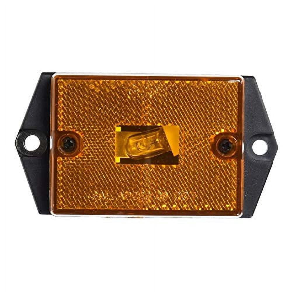 GROTE 46393 Marker Lamp, With Reflector,Single,Ylw - Walmart.com