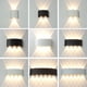 thumbnail image 2 of Aplique de pared LED impermeable para exteriores e interiores, iluminación hacia arriba y hacia abajo IP65, CA 86-265 V, 2 W, 4 W, apto para escaleras de jardín, luz nocturna, 2 of 5