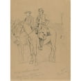 thumbnail image 2 of Winslow Homer 19x24 Gold Ornate Framed and Double Matted Museum Art Print Titled - Two Scouts (1865), 2 of 4