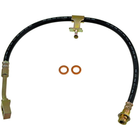 Dorman H38268 Front Driver Side Brake Hydraulic Hose for Specific Chevrolet / GMC Models Fits select: 1983-1986,1988-1996 CHEVROLET G30
