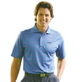 thumbnail image 1 of Monterey Club Men's Preston Stripe Texture Golf Polo Shirt #1615, 1 of 2