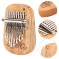 thumbnail image 4 of Easy Operated Percussion Instrument Kalimba Thumb Piano, Camphor Wood Key Mini Piano, Durable For Entertainment Performance, 4 of 8
