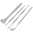 thumbnail image 2 of 4pcs herramientas dentales de acero inoxidable de acero inoxidable Removedor de placa profesional Dientes Limpieza de herramientas de limpieza (plata), 2 of 5
