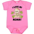 thumbnail image 3 of Inktastic Cute Sloth I Love My Mommy with Green Leaves Boys or Girls Baby Bodysuit, 3 of 5