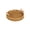 Circle, variant on Round Rattan Tray - 280g Woven Bread Storage Basket with Wooden Handles Round Rectangle Rattan Tray for Home - Restaurant & Hotel Use Fruit Bread Snack Serving Organizer - Size A