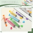 thumbnail image 4 of Uxcell Feeding Syringes with Cap Plastic Syringes Pet Feeding Measuring Tool No Needle, 10ml, White, 4 Pcs for Pets, 4 of 7