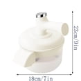 thumbnail image 3 of Electric Food Chopper and Peeler 2 in 1, Rechargeable Mini Vegetable Cutter with Stainless Steel Blades, Portable Fruit and Garlic Mincer for Home, Camping, and Travel, 3 of 7