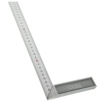 SEWCHICS Metal L Square Ruler for Carpenter Professional Use 1Pcs 11.8x5.4x0.5in