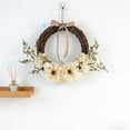 thumbnail image 5 of Cadancy Wreaths for Front Door Artificial Flower Grapevine Wreath Rustic Wall Hanging Decoration Home Entryway Window Mantel Spring Farmhouse Floral Arrangement Indoor Outdoor Decor, 5 of 7