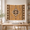 thumbnail image 4 of Southwestern Geometric Diamond on Tan Background, Cozy Boho for Pattern Lovers, Abstract Ethnic Art Decor, Housewarming Gift, Tapestry Wall Hanging for Living Room and Bedroom, 4 of 6
