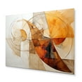thumbnail image 2 of Designart "Natural Hues II" Abstract Spirals Metal Wall Decor, 2 of 5