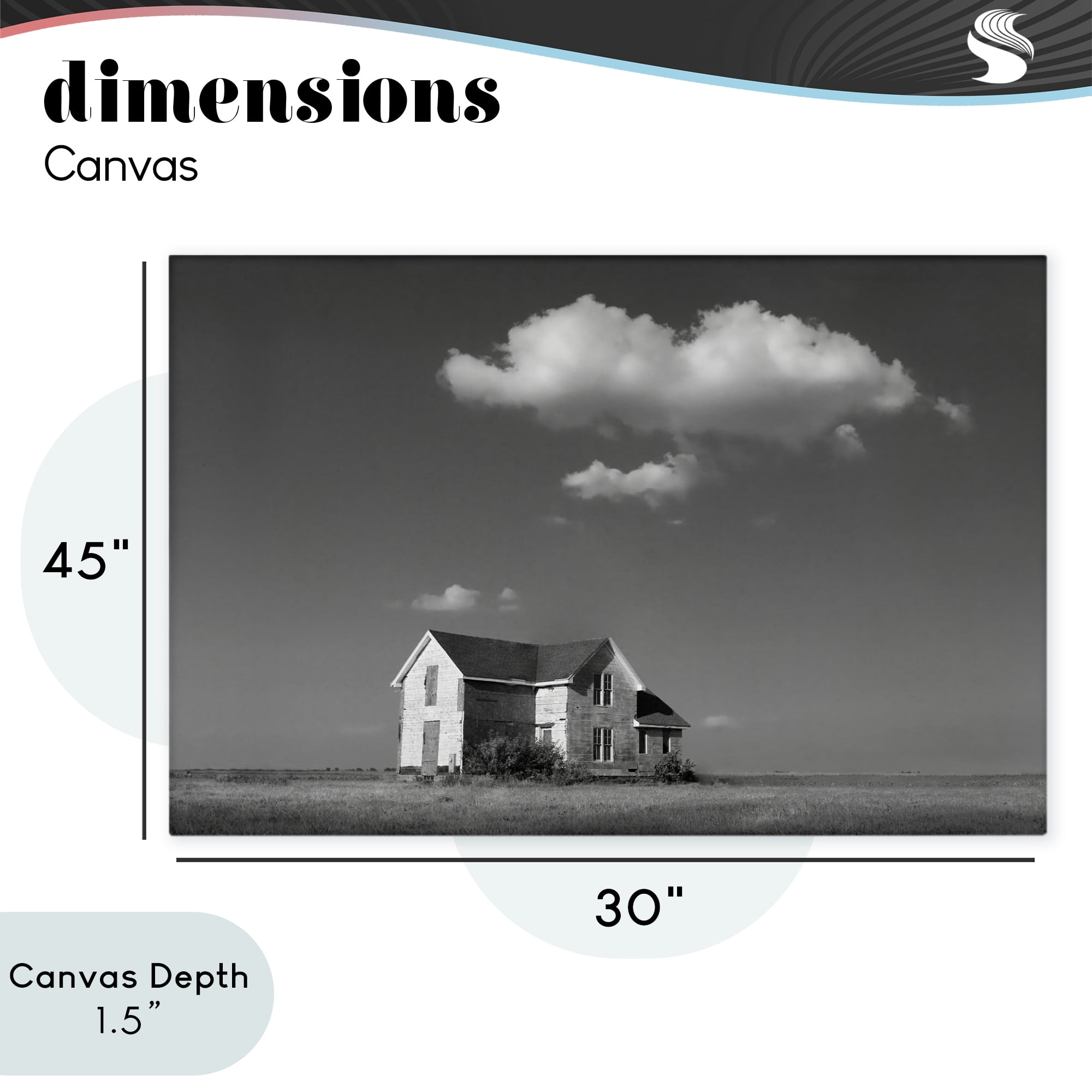 Stupell Industries Solitary Erstwhile Cottage Canvas Wall Art, design by Steve Toole
