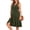 Army Green, variant on Women's Summer Maternity Dress Sleeveless Ruffle Tank Dress with Pockets