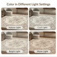 thumbnail image 7 of ODIKA Pink Distressed Vintage Ornamental Featuring Border Tug for Home Office, Gaming Room, Under Desk, Non-Slip Chair-Friendly, 7 of 7
