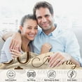 thumbnail image 4 of LHSHID 25th Anniversary Blanket Gifts Gift for 25th Wedding Anniversary 25 Years of Marriage Gift for Ruby Wedding Anniversary for Couple Yess Wife Husband Dad Mom Back Throw Blanket 60x80in, 4 of 6
