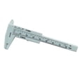 thumbnail image 2 of Shisuyan 80mm Mini Plastic Sliding Vernier Caliper Button Jewelry Size Gauge Measure Tool (White), 2 of 8