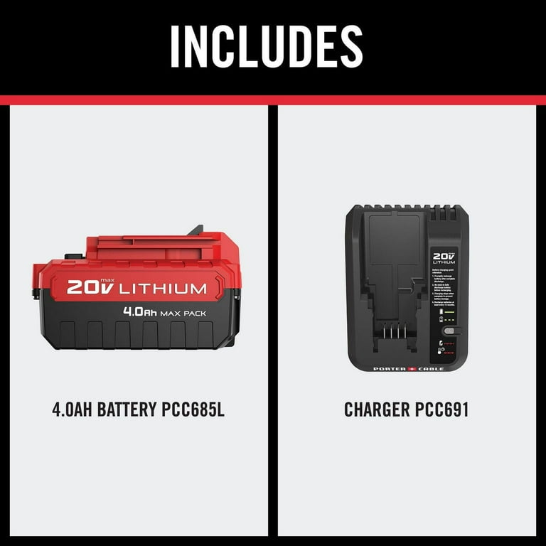 Porter cable online 4ah battery