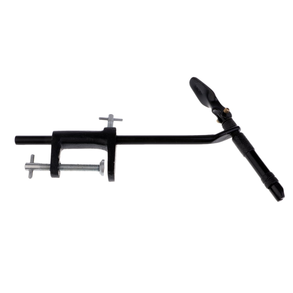 Dualoai Rotary Fly Tying Vise, Stainless Steel Travel Vise with C Clamp, Traveler Fly