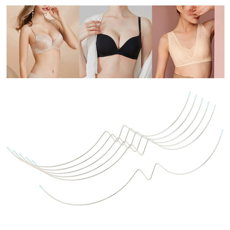6Pcs Shaping Bra Underwire Replacement, Stainless Steel Bra Wire
