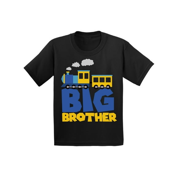Awkward Styles Big Bro T-shirt Train Toddler Shirt Big Brother Tee Big Bro Announcement Shirt