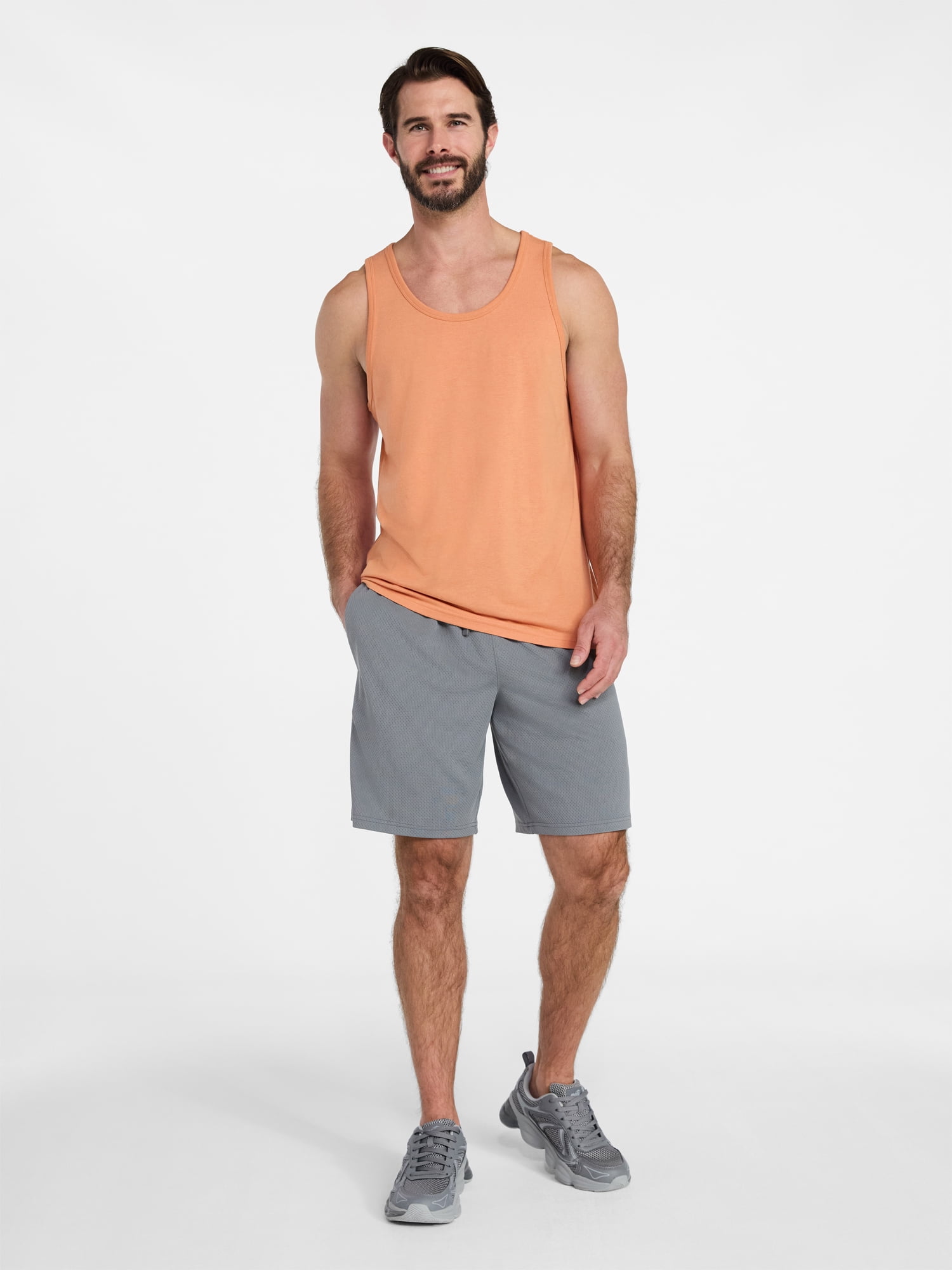 Athletic Works Men's and Men's Big & Tall Tri-Blend Tank Top, Sizes XS-4XLT