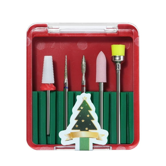 Juego de cabezales de pulido Cabezal de pulido de acero de tungsteno de uñas Juego de pulido de eliminación de uñas bidireccional Wmkox8yii hjk812