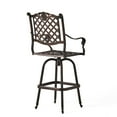 thumbnail image 5 of Christopher Knight Home Avon Cast Aluminum Copper Outdoor Bar Stool by  - 22.00" D x 25.50" W x 49.75" H, 5 of 5