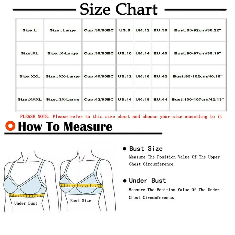 TUWABEII Bras for Women,Woman's Fashion Plus Size Wire Free Comfortable Push  Up Hollow Out Bra Underwear 