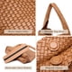 thumbnail image 4 of Bolso de mano MELOLILA grande de piel tejida para mujer con bolso de mano, 4 of 6